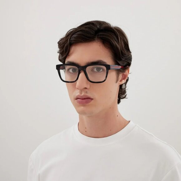 Gucci Men Eyeglasses Black Green Square GG1870O 005 NEW AUTHENTIC - Picture 9 of 10